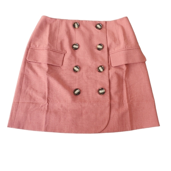 Marled Dark Peach Mini Skirt Size 6 NWT - Picture 1 of 7
